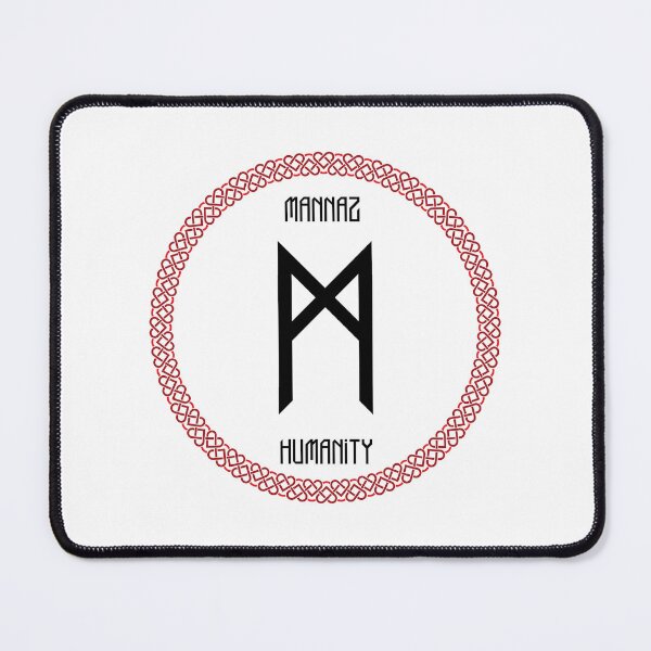 Item preview, Mannaz Rune Celtic Hearts Knot Shirts & Accessories designed and sold by AgeOfHeroes.