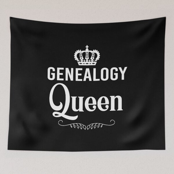 Item preview, Genealogy Queen Genealogist Gift designed and sold by Luna1Shop.