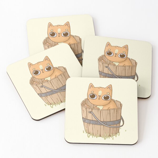 Item preview, Un gato en un balde designed and sold by Eulalie8.