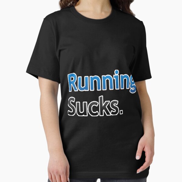 Answer4 “Running Sucks! 01”Tshirt w-XS Funny_Running_With_Scissors_ts