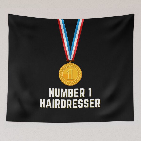Item preview, Number 1 Hairdresser Medal  designed and sold by Imemewell.