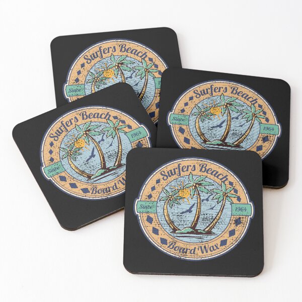 Item preview, Surfers Beach Surfing Surfboard Wax Vintage Edition designed and sold by CharJens.