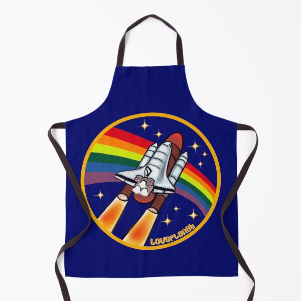 Item preview, Gay Pride Love Space Shuttle designed and sold by Muensterman.