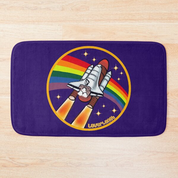 Item preview, Gay Pride Love Space Shuttle designed and sold by Muensterman.