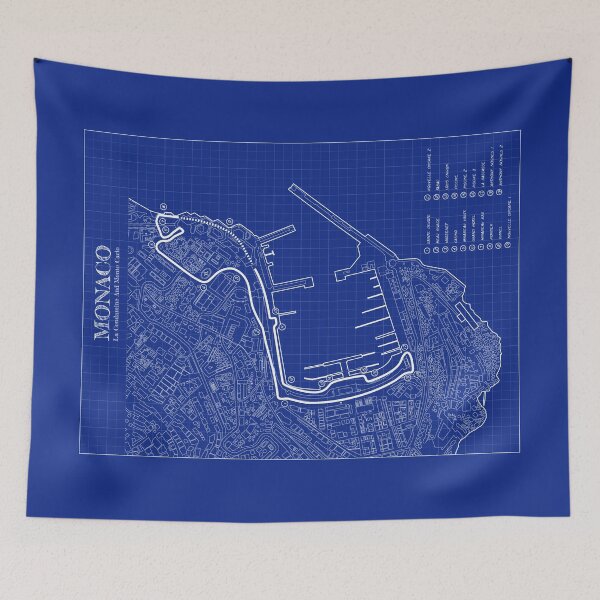 Item preview, Monaco Grand Prix (Blueprint) designed and sold by BGALAXY.