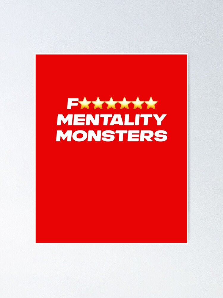 "Liverpool F****** Mentality Monsters" Poster For Sale By BannerFC ...