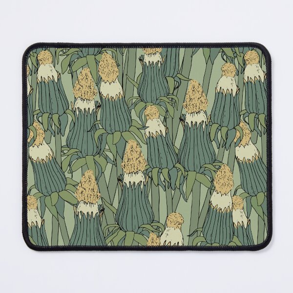 Item preview, Vintage pattern with unopened dandelion designed and sold by hmorena.