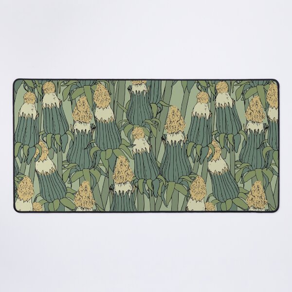 Item preview, Vintage pattern with unopened dandelion designed and sold by hmorena.