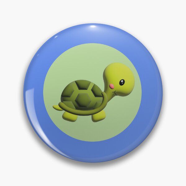 Item preview, 3d illustration of a funny turtle in green tones inside a green circle designed and sold by Martapp.
