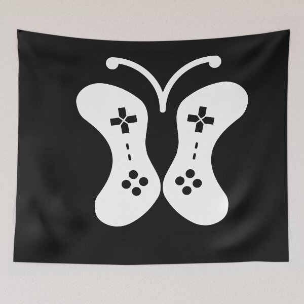 Item preview, Butterfly Gamer | For Gamers | For butterflies lovers | dark background designed and sold by NotUrAverageART.