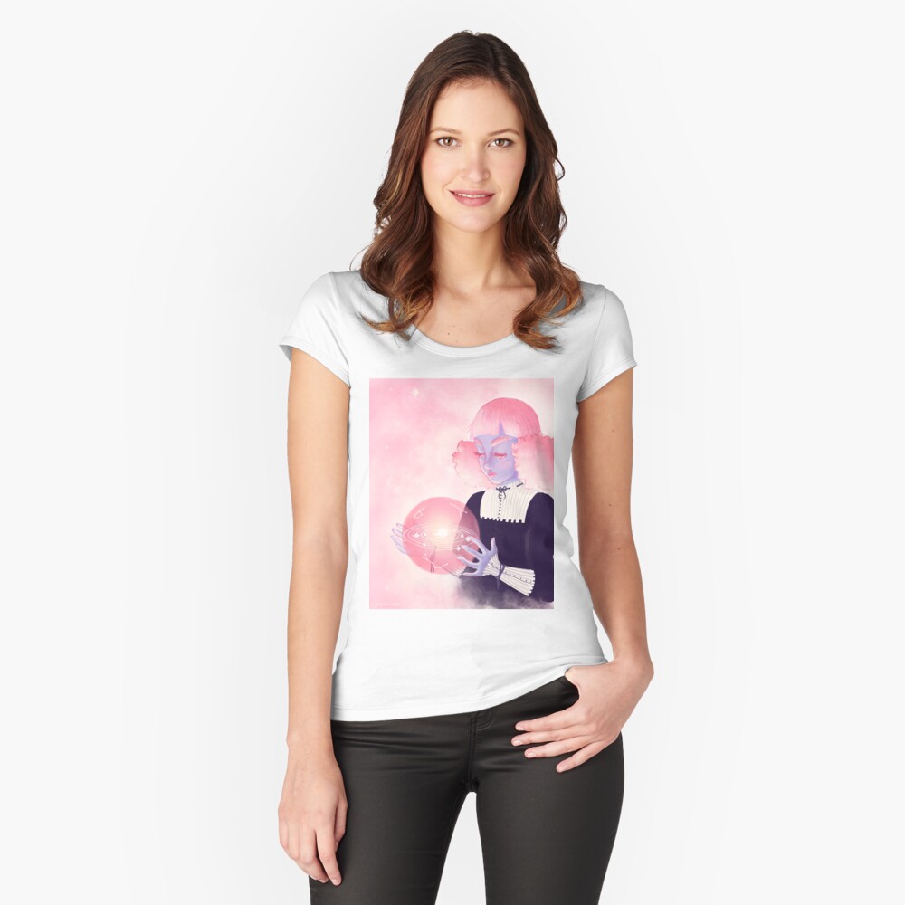 Item preview, Fitted Scoop T-Shirt designed and sold by prismwizard.