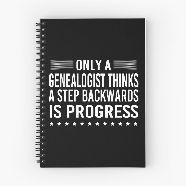 Item preview, Only Genealogist Thinks A Step Backwards is Progress designed and sold by Luna1Shop.