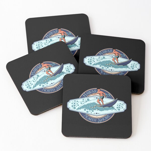 Item preview, Hawaii North Shore Surfers Beach Surfing Surfboard  designed and sold by CharJens.