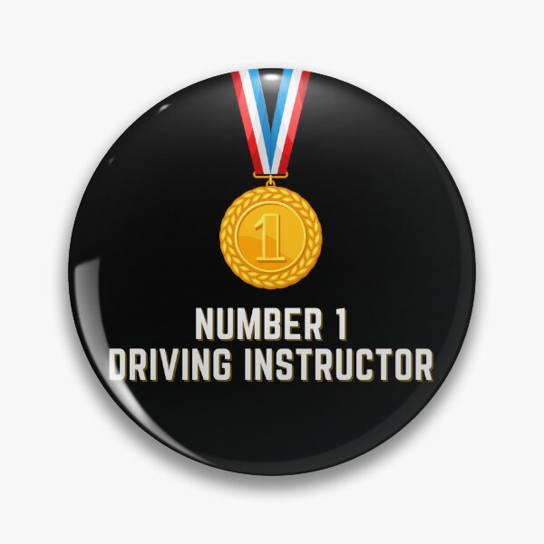 Item preview, Number 1 Driving Instructor Gold Medal designed and sold by Imemewell.