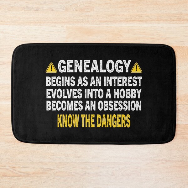 Item preview, Genealogy Know The Dangers designed and sold by Luna1Shop.