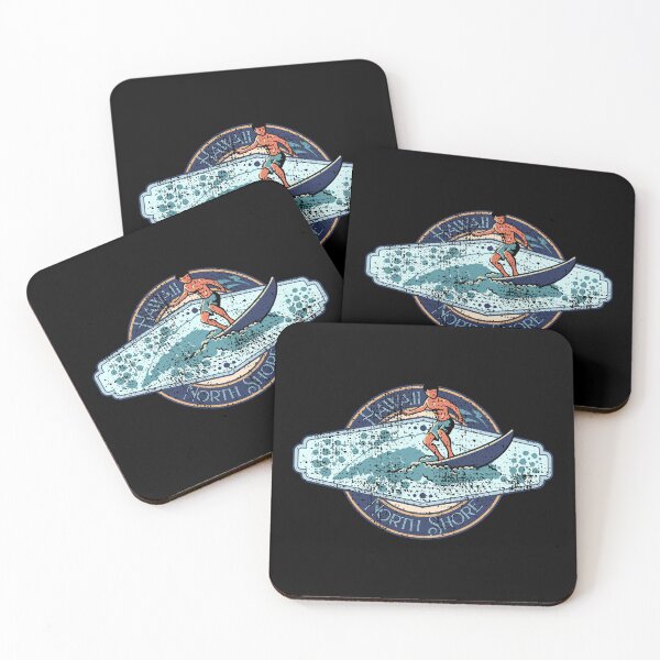 Item preview, Hawaii North Shore Surfers Beach Surfing Surfboard Vintage Edition designed and sold by CharJens.