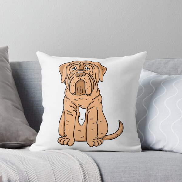 Item preview, Dogue de Bordeaux Cute Cartoon Mastiff Dog designed and sold by NicBexDesigns.