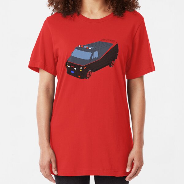 A Team Van - Negative Space Slim Fit T-Shirt