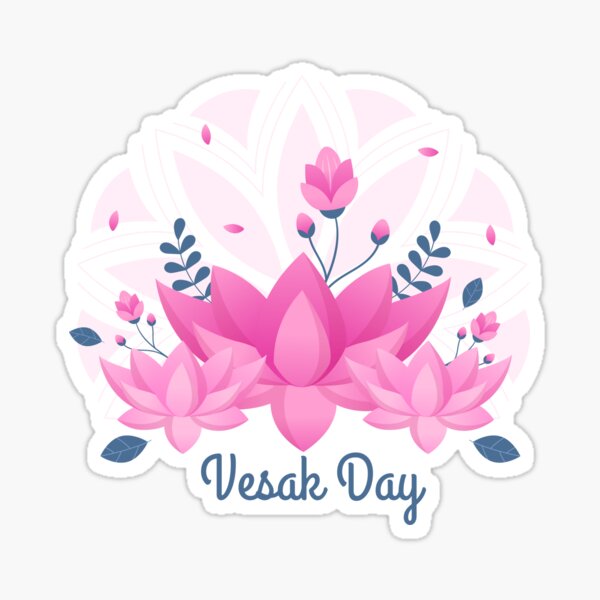 Item preview, Vesak Day Floral designed and sold by Tamer ⭐⭐⭐⭐⭐.