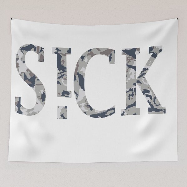 Item preview, Sickick S!ck S!ckK!ck S!ck!ck  Brown-Gray camouflage  designed and sold by TheGreedyCrypto.