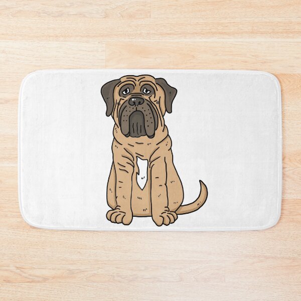 Item preview, Bull Mastiff Cute Cartoon Old English Mastiff Dog designed and sold by NicBexDesigns.