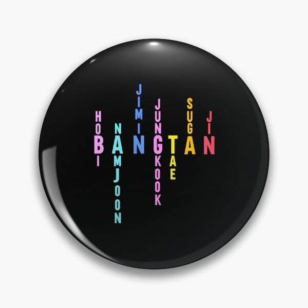 Item preview, Bangtan Member Names designed and sold by geraldgemux.