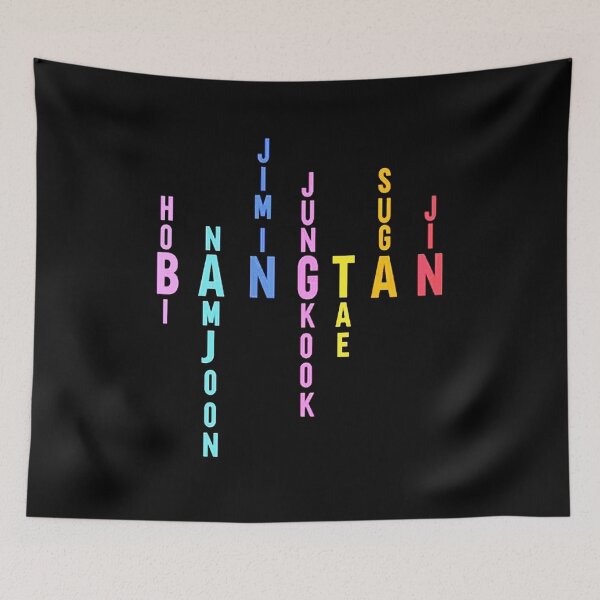 Item preview, Bangtan Member Names designed and sold by geraldgemux.