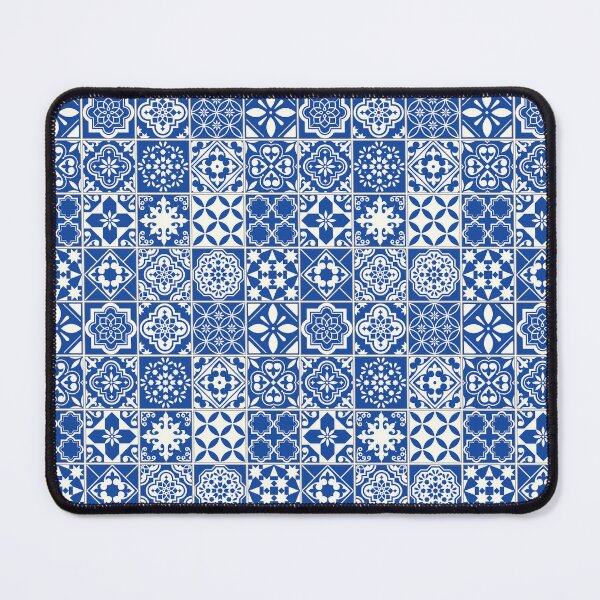 Item preview, Blue Small Tiles Pattern designed and sold by mattpanta.