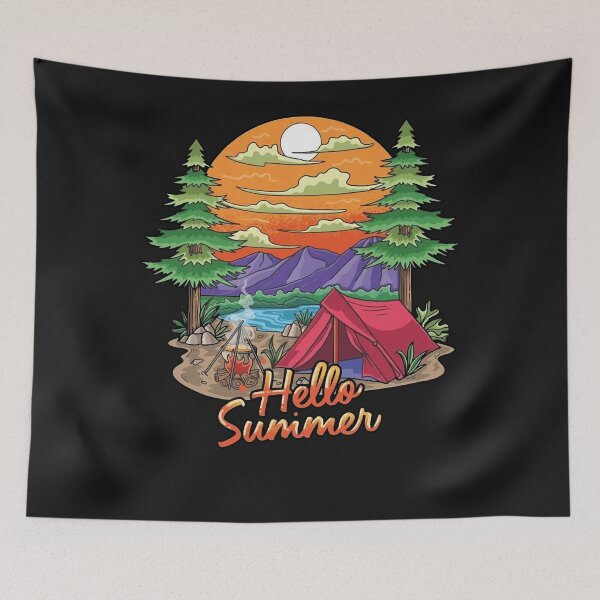 Item preview, Summer Adventure Awaits Camper, Hello Summer Camping 2022 designed and sold by Nena12312.