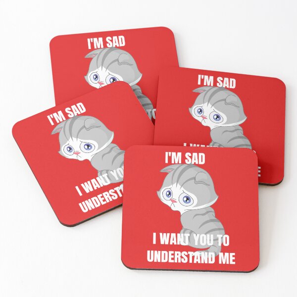 Item preview, Cute sad cat. sad eyes kitty designed and sold by EMIPRINCESS.