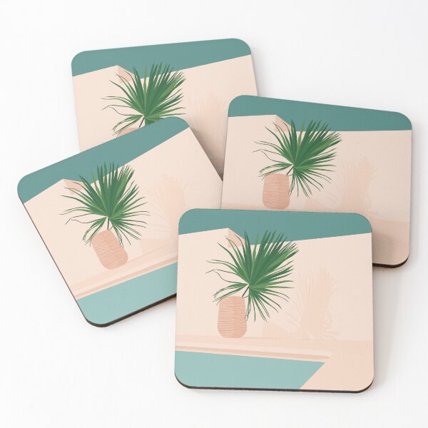 Item preview, Fan Palm in Vase designed and sold by zykydesigns.