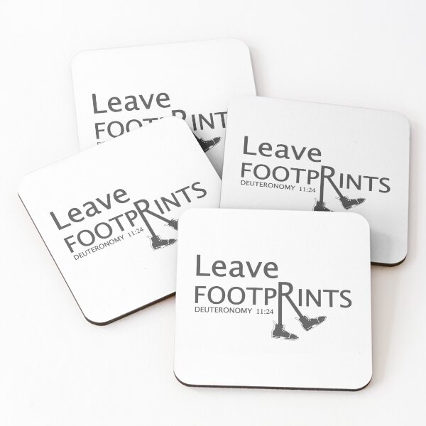 Item preview, Christian Design - Leave  Footprints - Deuteronomy 11:24 designed and sold by simplydesignart.