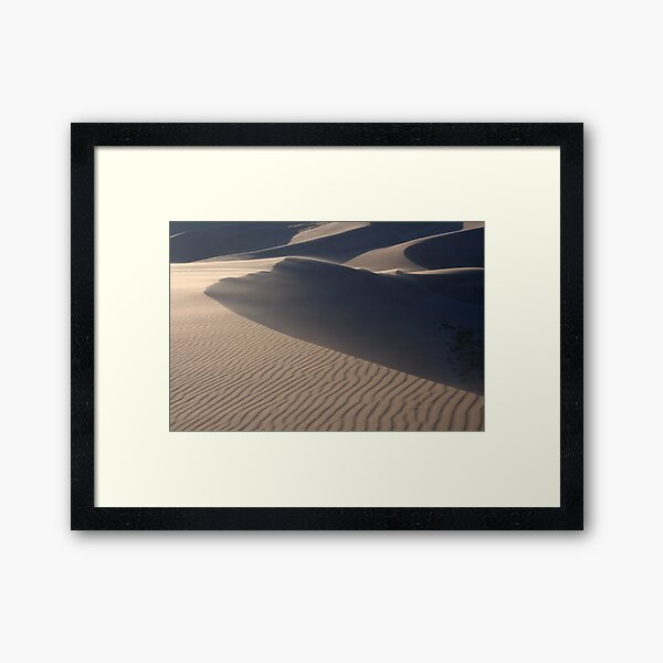 Great Sand Dunes of Southern Colorado Framed Art Print