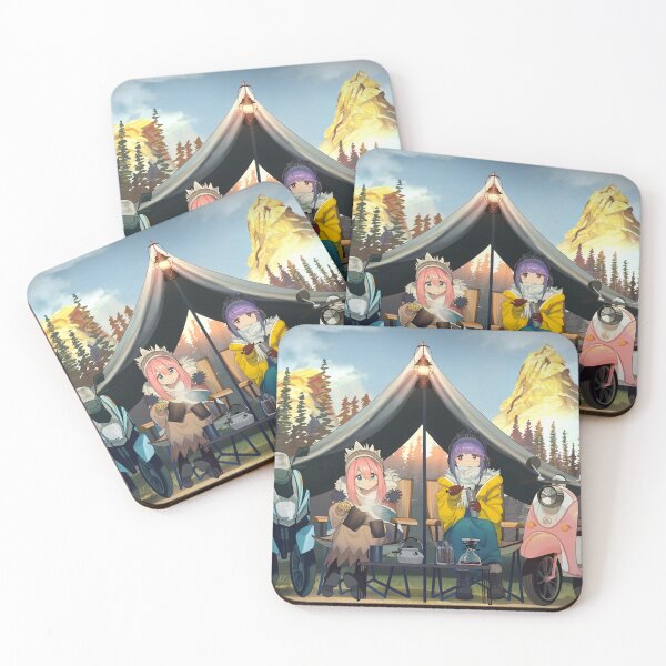 Item preview, Laid Back Camp Chill Tea And Coffee Shima Rin X Nadeshiko - Yuru Camp designed and sold by Laura  Arena.