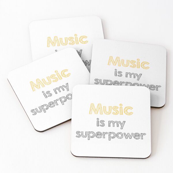 Item preview, Music is my superpower designed and sold by Alltooclose.