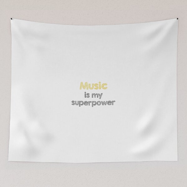 Item preview, Music is my superpower designed and sold by Alltooclose.