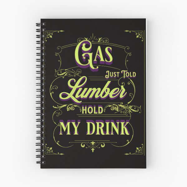 Item preview, Gas Just Told Lumber Hold My Drink Novelty Gag Gift Perfect for Humor and Sarcastic Apparel Lovers Hating High Gas Prices and Inflation designed and sold by AverageJoesBBQ.