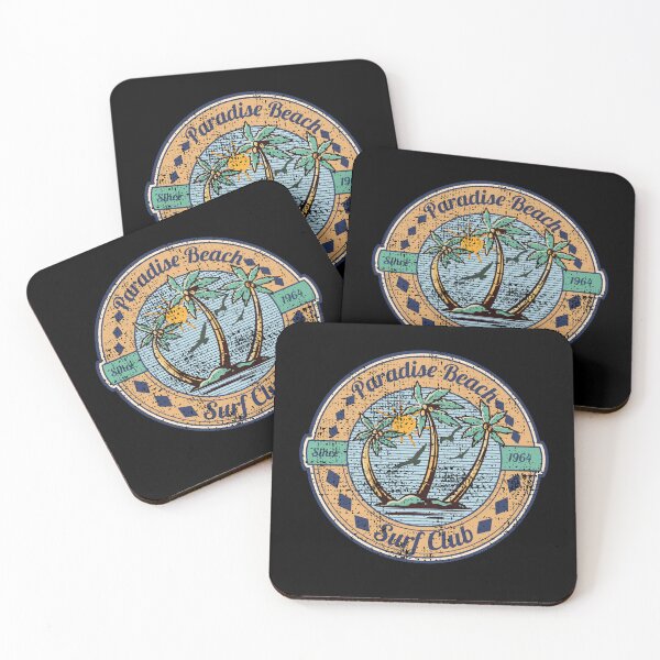 Item preview, Paradise Beach Surfing Surfboard Surf Club Vintage Edition designed and sold by CharJens.