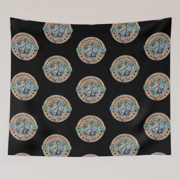 Item preview, Paradise Beach Surfing Surfboard Surf Club Vintage Edition designed and sold by CharJens.