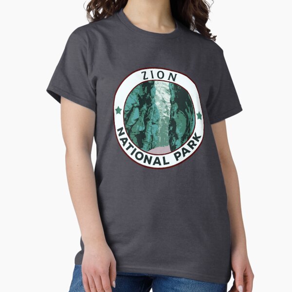 Vista previa del artículo con la obra «Parque Nacional Zion», diseñado y vendido por Road-tees.