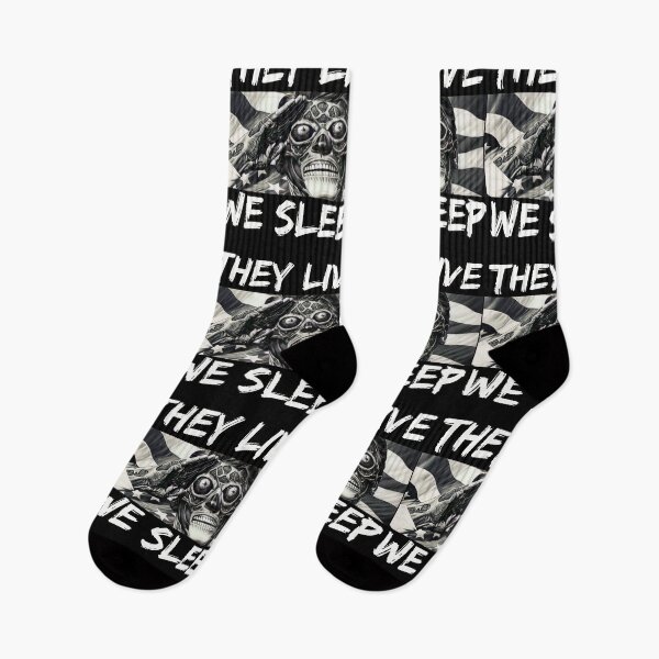 Item preview, They Live We Sleep Flag 2 designed and sold by KingsManKind.