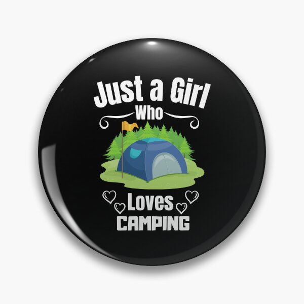 Item preview, Just a Girl Who loves Camping #03 designed and sold by WaguinhoTex.