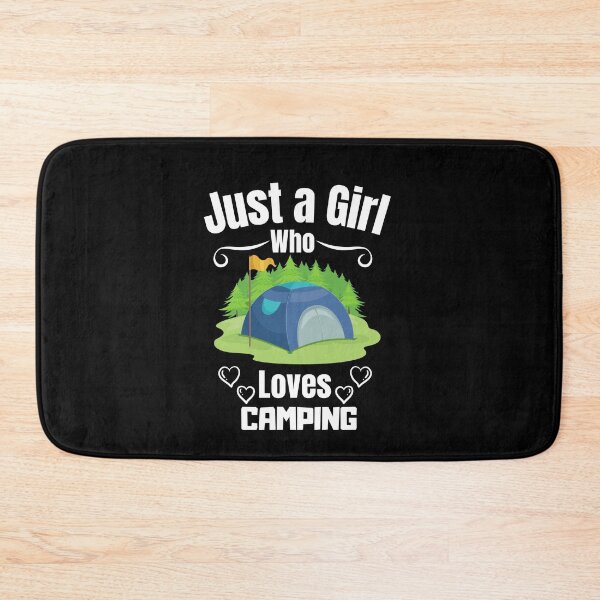 Item preview, Just a Girl Who loves Camping #03 designed and sold by WaguinhoTex.