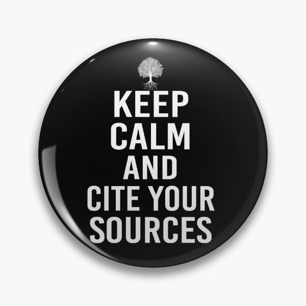 Item preview, Keep Calm And Cite Your Sources Genealogist Gift designed and sold by Luna1Shop.