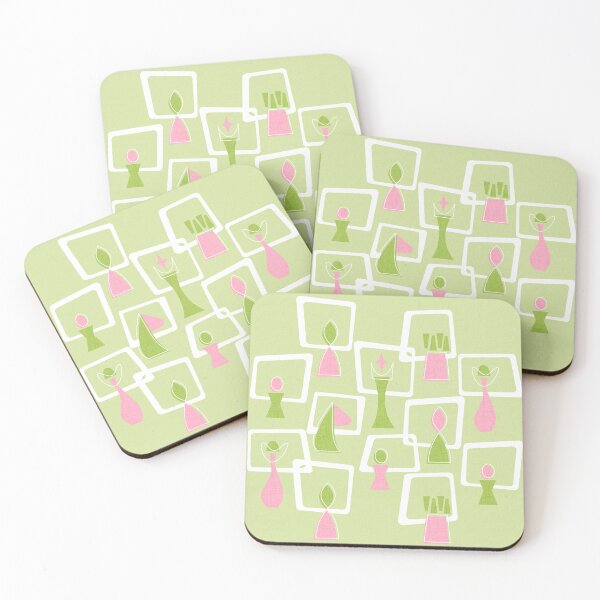 Item preview, Mid Century Chess - Lime Green and Baker Miller designed and sold by miavaldez.