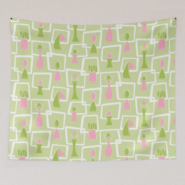 Item preview, Mid Century Chess - Lime Green and Baker Miller designed and sold by miavaldez.