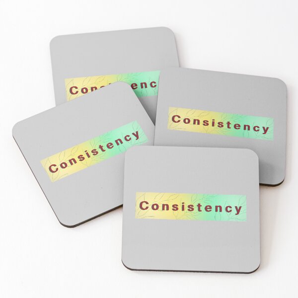 Item preview, consistency reminder to keep motivated designed and sold by Midastic.
