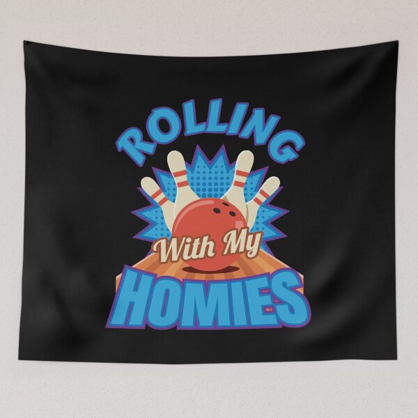 Item preview, Rolling With My Homies Bowling Bowler designed and sold by MooonTees.