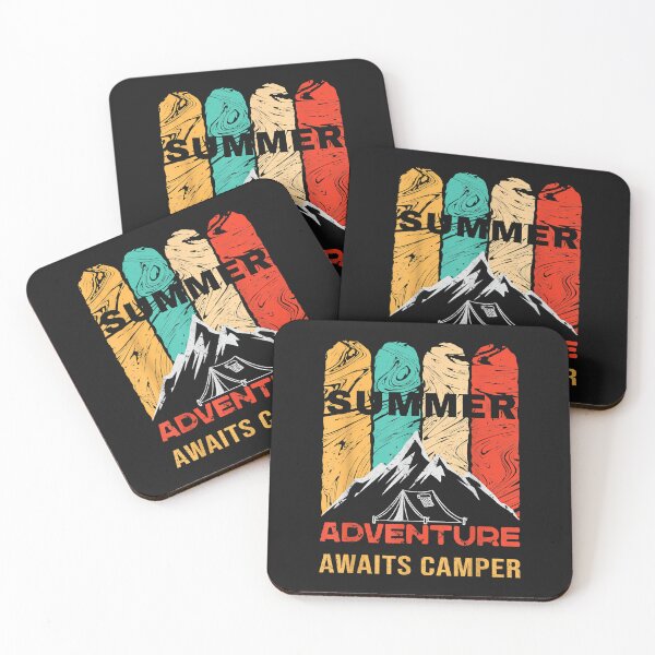 Item preview, Vintage Summer Adventure Awaits Camper Funny Summer Camping designed and sold by Nena12312.