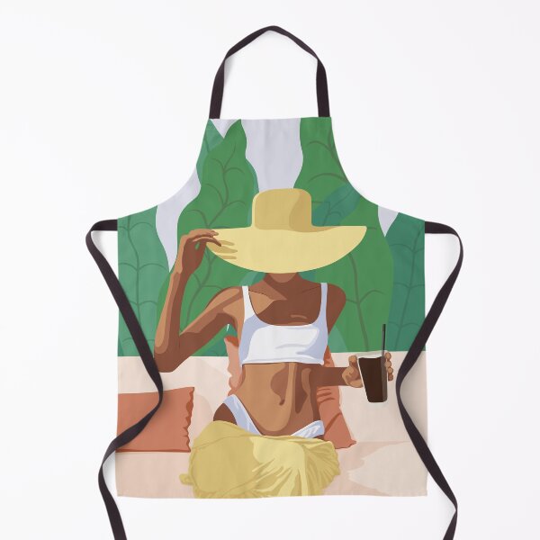 Item preview, Woman Enjoying A Drink In The Sun designed and sold by zykydesigns.